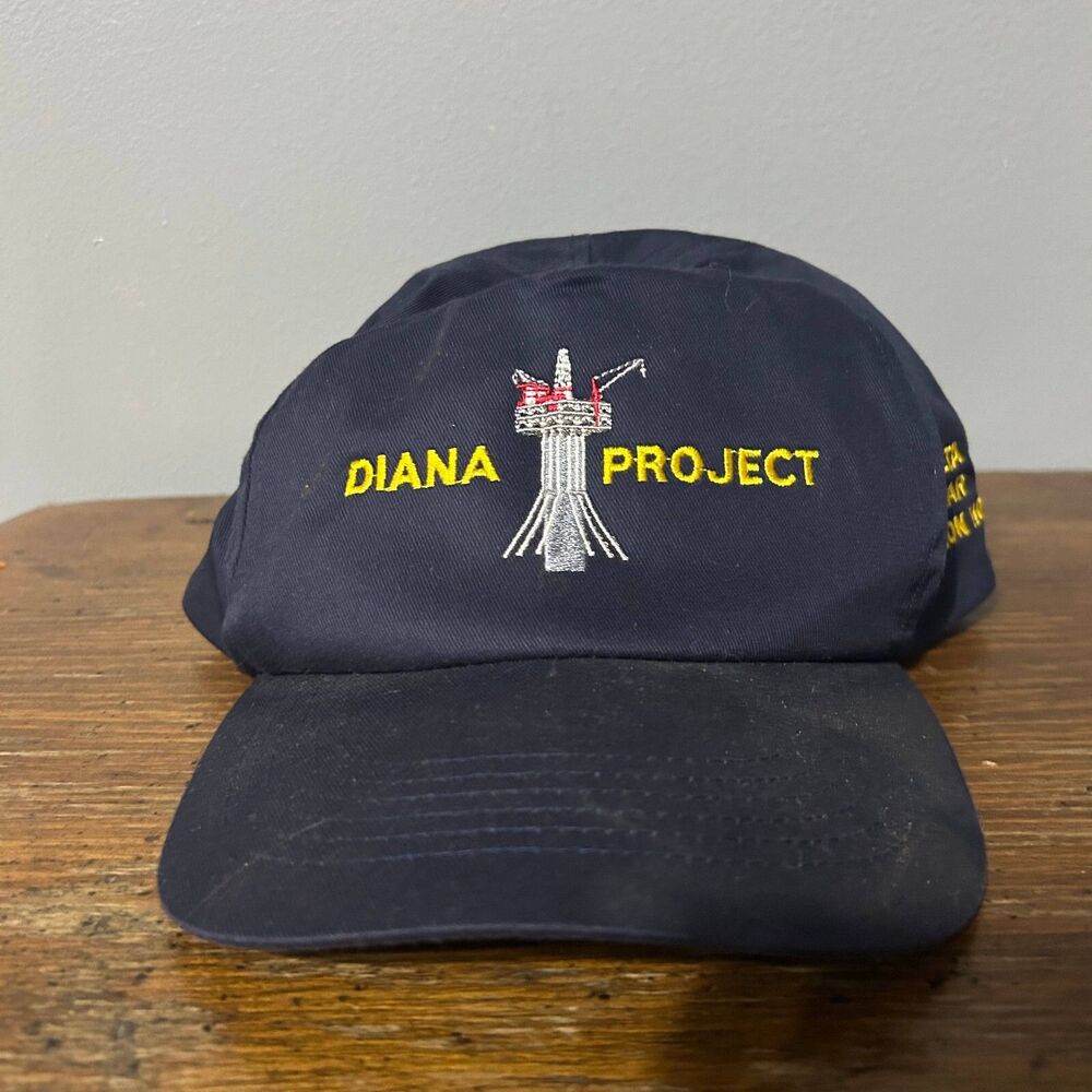 Four Seasons Diana Project Snapback Cap Hat One Size Black 100% Cotton Vintage